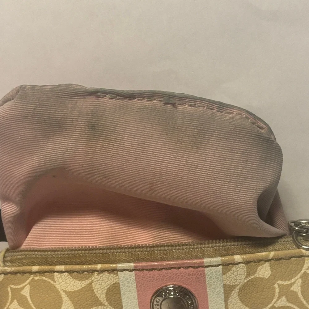 Coach Wristlet Set - Blue, Tan, and Pink - Picture 10 of 13